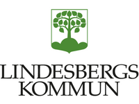 Lindesbergs kommuns logotyp med ett grönt träd ovanför texten 'Lindesbergs kommun'.