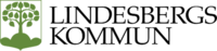 Logotyp för Lindesbergs kommun med ett grönt träd och svart text.