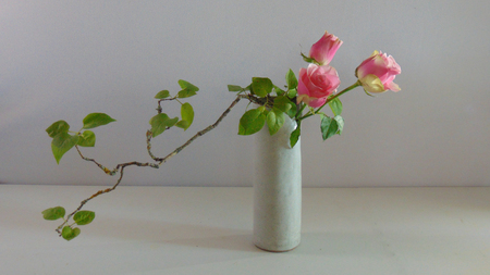 Ikebana Japansk blomuppsättning forts