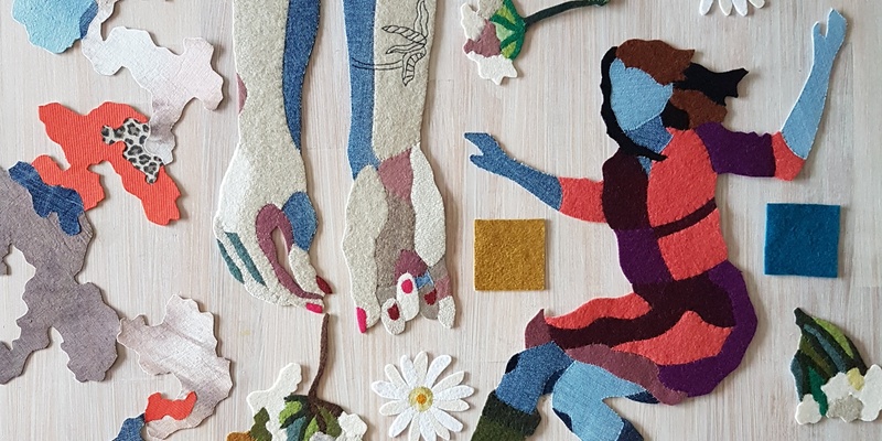 Textil intarsia