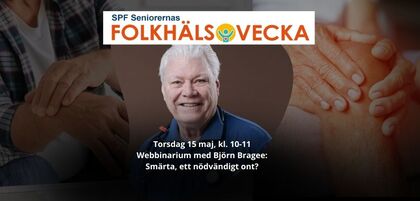 Webbinarium Folkhälsoveckan 2025 - Smärta, ett nödvändigt ont?