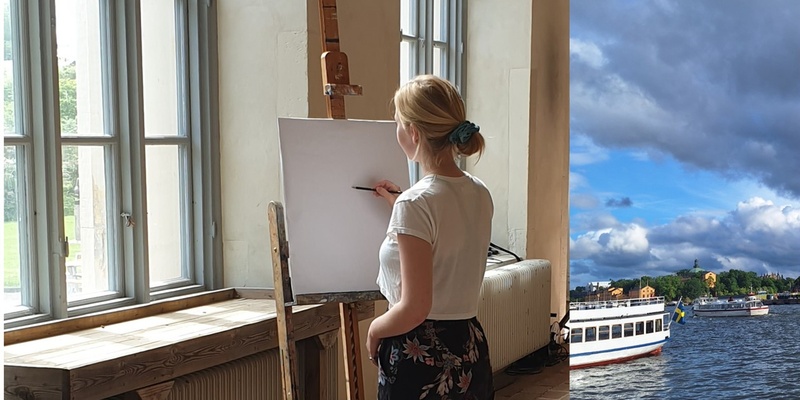 Konstskola på Skeppsholmen - prova på i sommar
