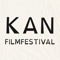 Svart text på vit bakgrund med orden 'KAN FILMFESTIVAL'.