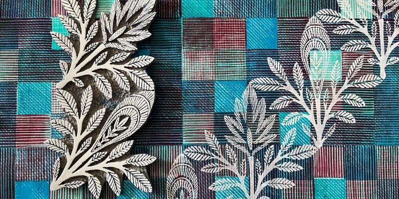 Sommarkurs Mönstertryck inspirerat av folkkonst