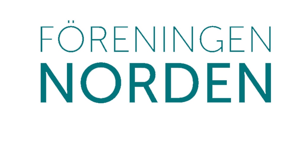 Logotyp för Föreningen Norden med en stiliserad jordglob och texten 'Föreningen Norden' under.