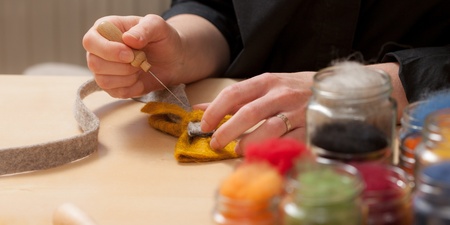 Kreativ workshop - Lär dig tova ull - Tärendö