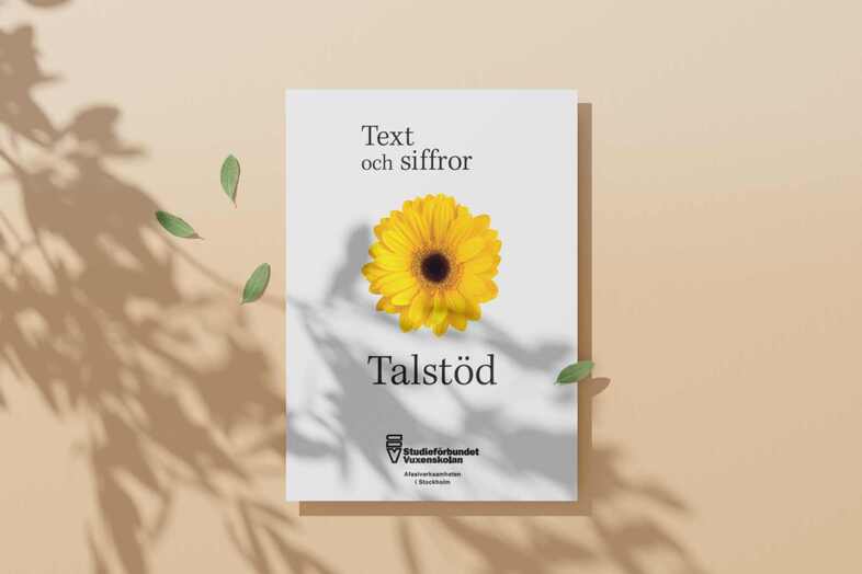 Studiematerialet Talstöd del 2, Text och siffror.